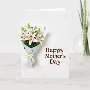 Striped Happy Mothers Card