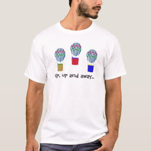Striped Hot Air Balloons T-Shirt