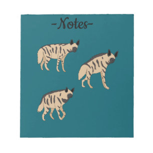 Striped Hyenas Notepad