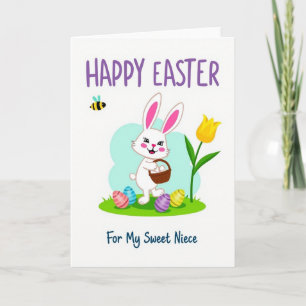 Striped Insect Springtime Card