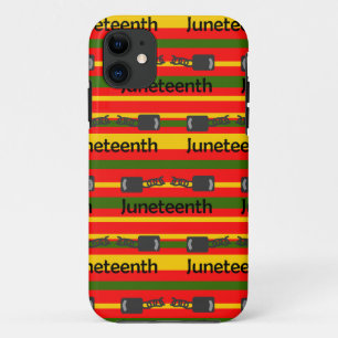 Striped Juneteenth  iPhone 11 Case