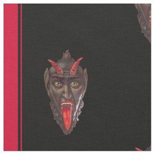 Striped Krampus Fabric
