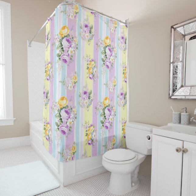 Striped Lavender Floral (In Situ)