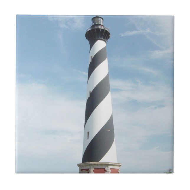 Striped Lighthouse Tile (Front)