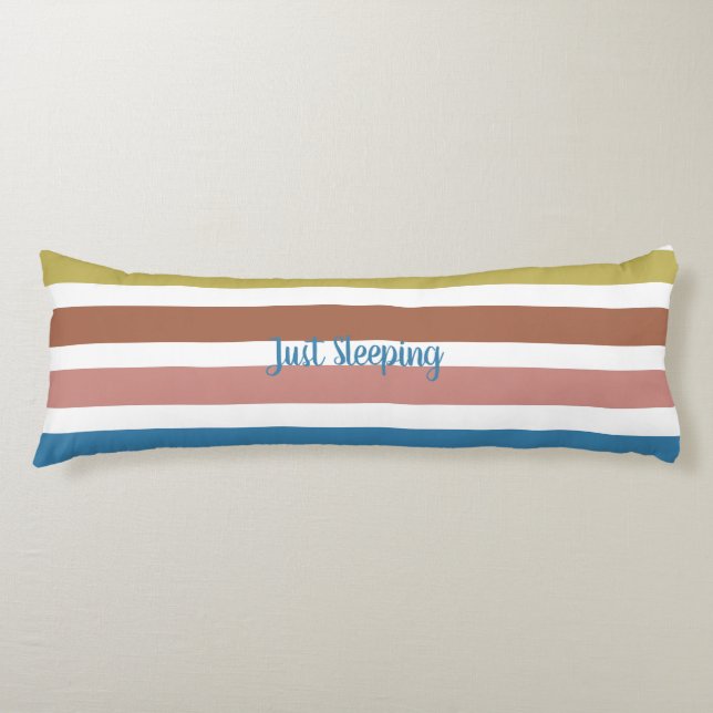 Striped Lines Body Pillow (Front)