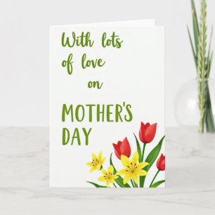 Striped Lots Of Love Card