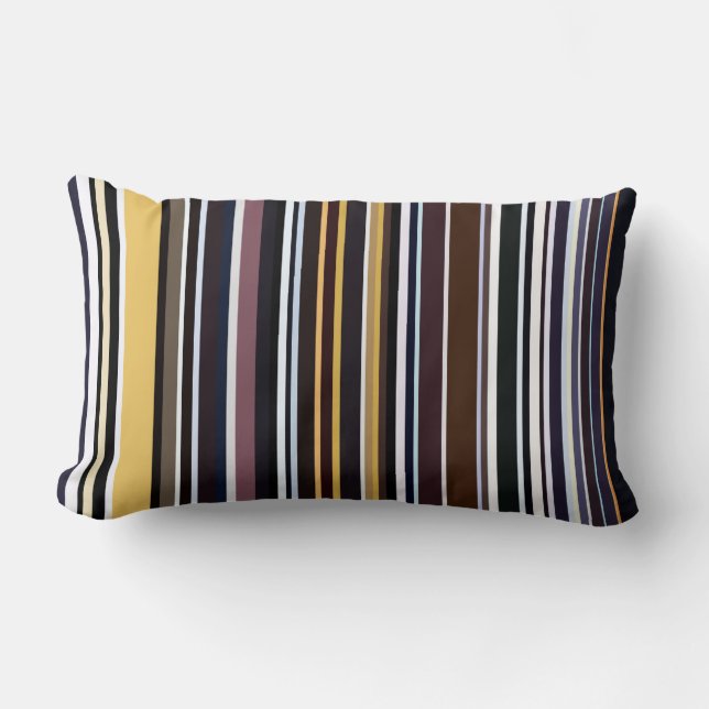 Striped Lumbar Pillow (Front)