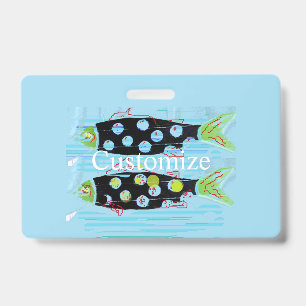 striped migrating fish any colour Thunder_Cove Badge