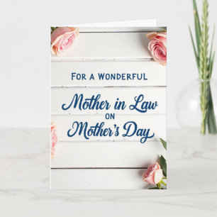 Striped Mother In Law Day Card