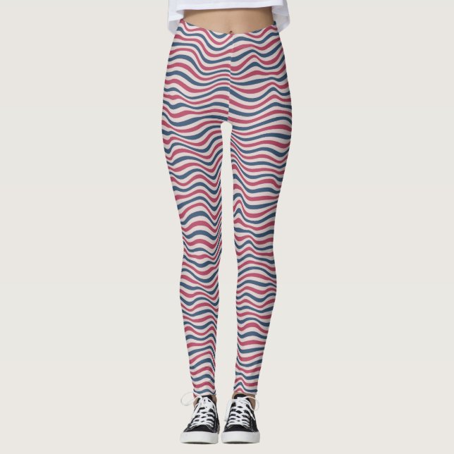 Striped pattern 2 leggings (Front)