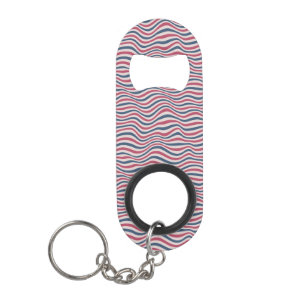 Striped pattern 2 mini bottle opener