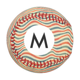 Striped pattern baseball