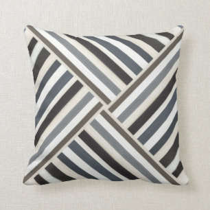 Striped Pattern Choose Size Throw Pillow