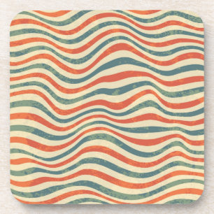 Striped pattern coaster