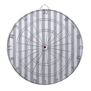 Striped pattern in grey and lavender dartboard