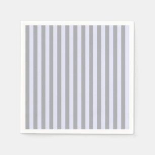 Striped pattern in grey and lavender napkin