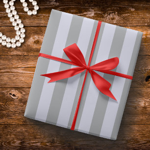 Striped pattern in grey and lavender wrapping paper