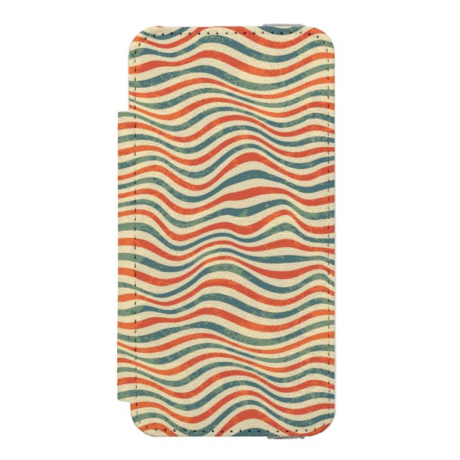 Striped pattern incipio iPhone wallet case (Folio Front)