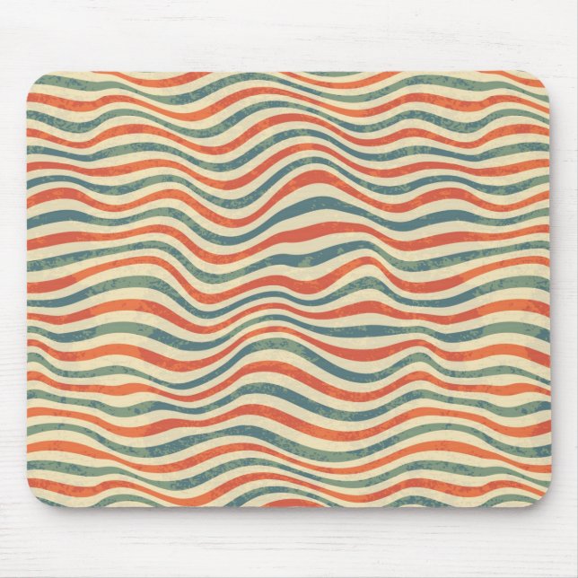 Striped pattern mouse pad (Front)