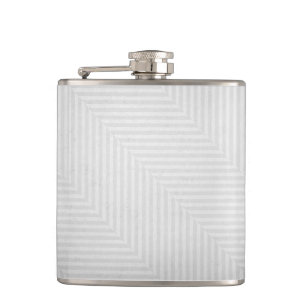 Striped pattern paper background hip flask