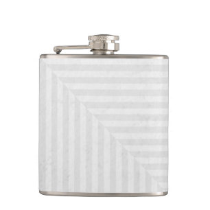 Striped pattern paper background hip flask