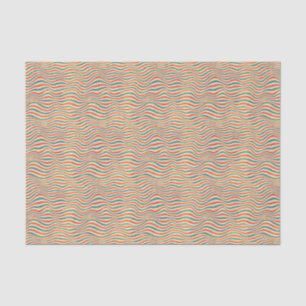 Striped pattern tissue paper
