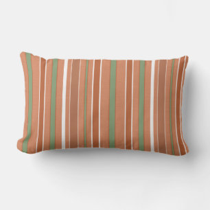 Striped Pattern with any Colour Lumbar Pillow