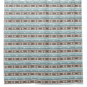 Striped pattern with circles and rings retro style