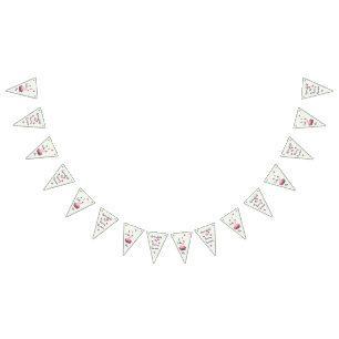 Striped Pie Eating Contest Bunting Flags