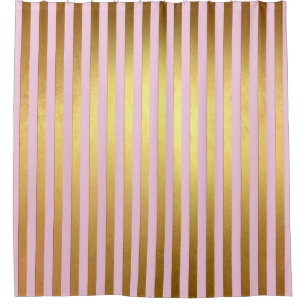 Striped- pink and golden stripes