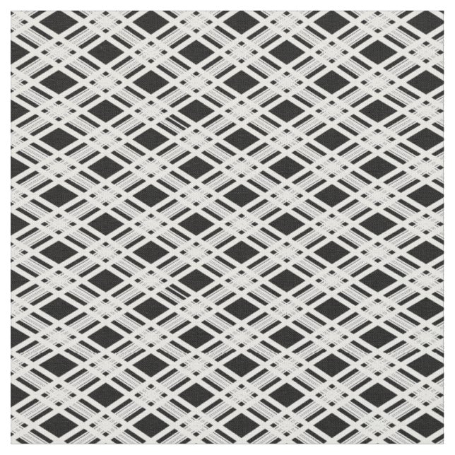 Striped Plaid Pattern Fabric (Close Up)