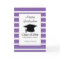Striped Purple Class of 2025 Graduation