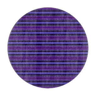 Striped Purples Cutting Board