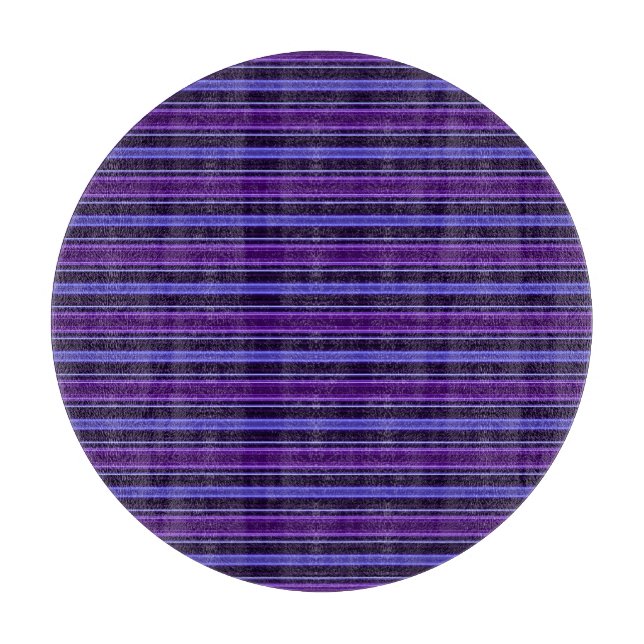 Striped Purples Cutting Board (Front)