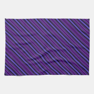 Striped Purples Kitchen Towel