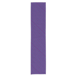 Striped Purples Short Table Runner