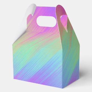 striped rainbow blend : favor box