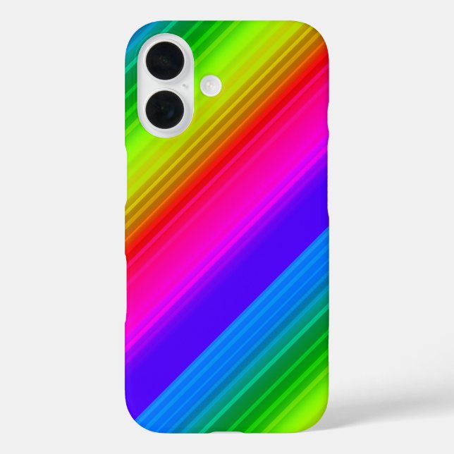 Striped rainbow Case-Mate iPhone case (Back)