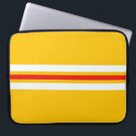 Striped Retro Stripes Pattern Laptop Sleeve<br><div class="desc">Striped Retro Stripes Pattern</div>