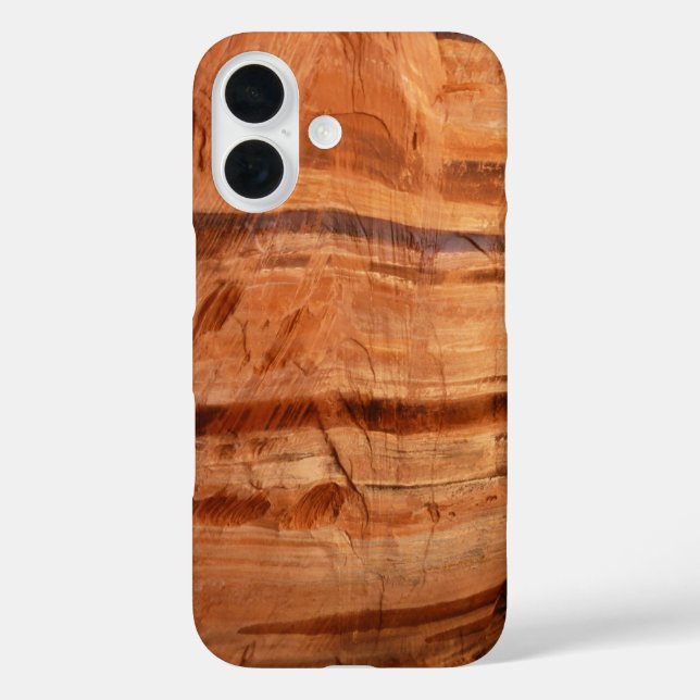 Striped Rock of Double Arch Alcove II at Zion Case-Mate iPhone Case (Back)
