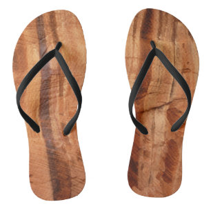 Striped Rock of Double Arch Alcove II at Zion Flip Flops