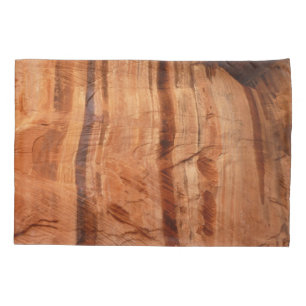 Striped Rock of Double Arch Alcove II at Zion Pillowcase