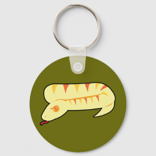 Striped Snake Keychain