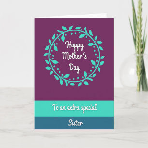 Striped Special Sister Card