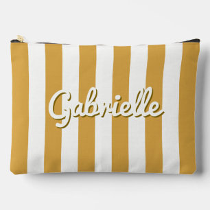 Striped Summer Sunset Girls Trip Lingerie Travel Accessory Pouch