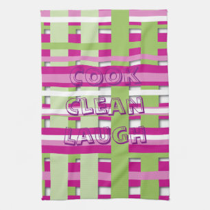 Striped Tea Towel - Personalize
