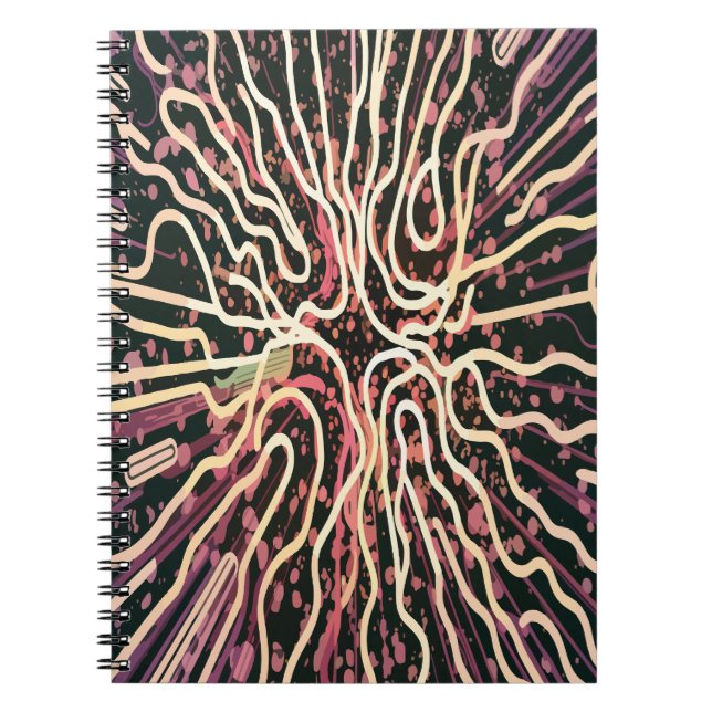 Striped texture notebook (Front)