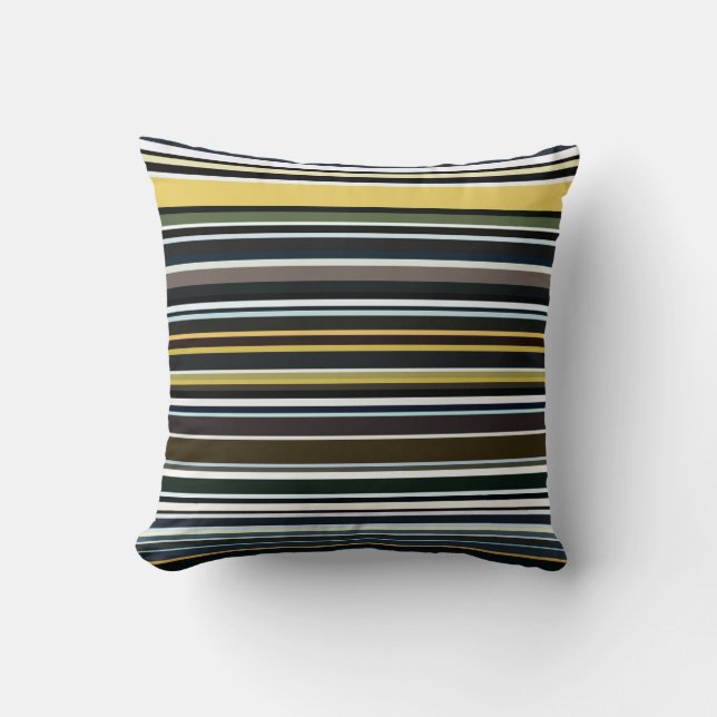 Striped Throw Pillow (Front)
