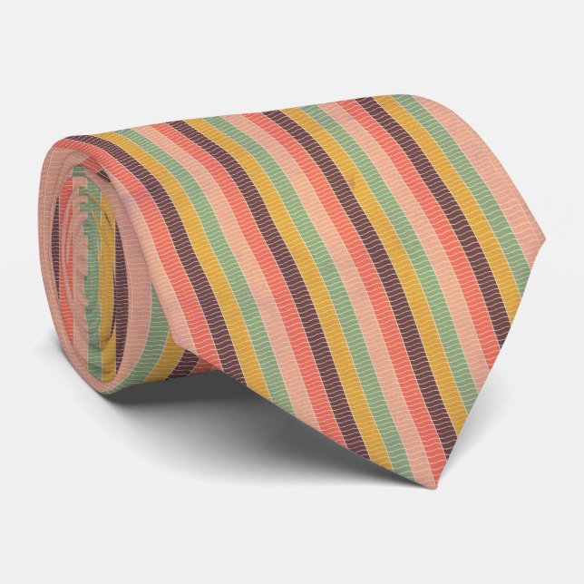Striped Tie (Rolled)