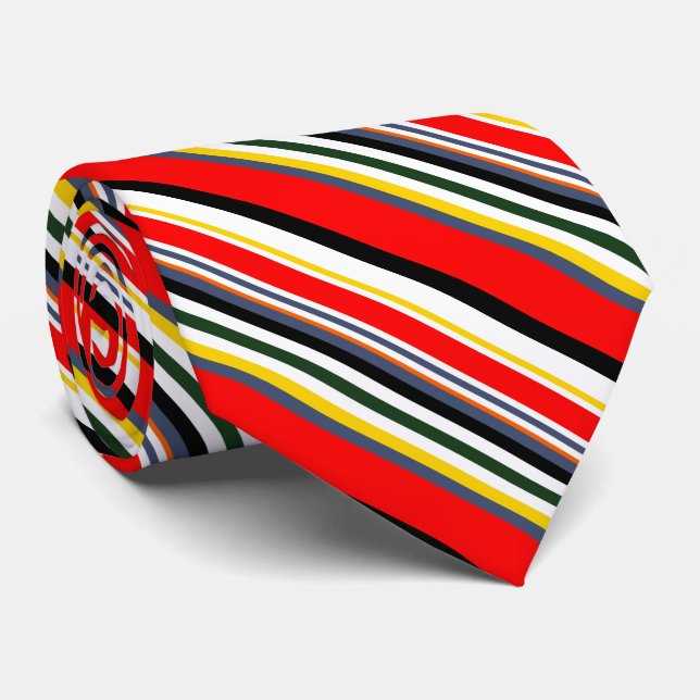 Striped Tie (Rolled)
